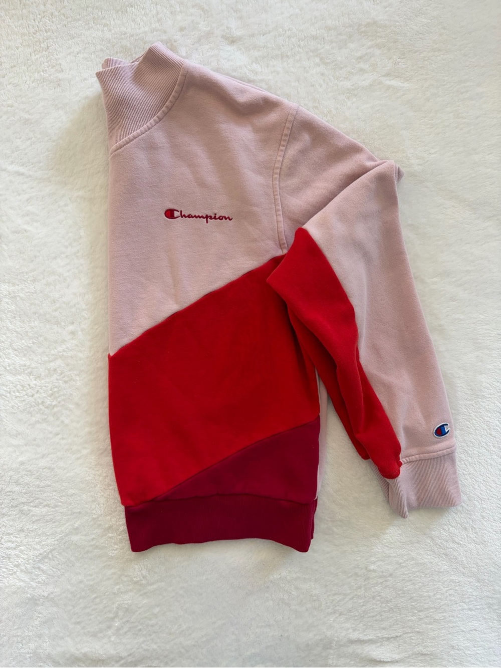 Champion color block pullover sweatshirt